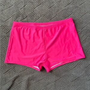 Women's Hot Pink Swim Shorts - Unbranded